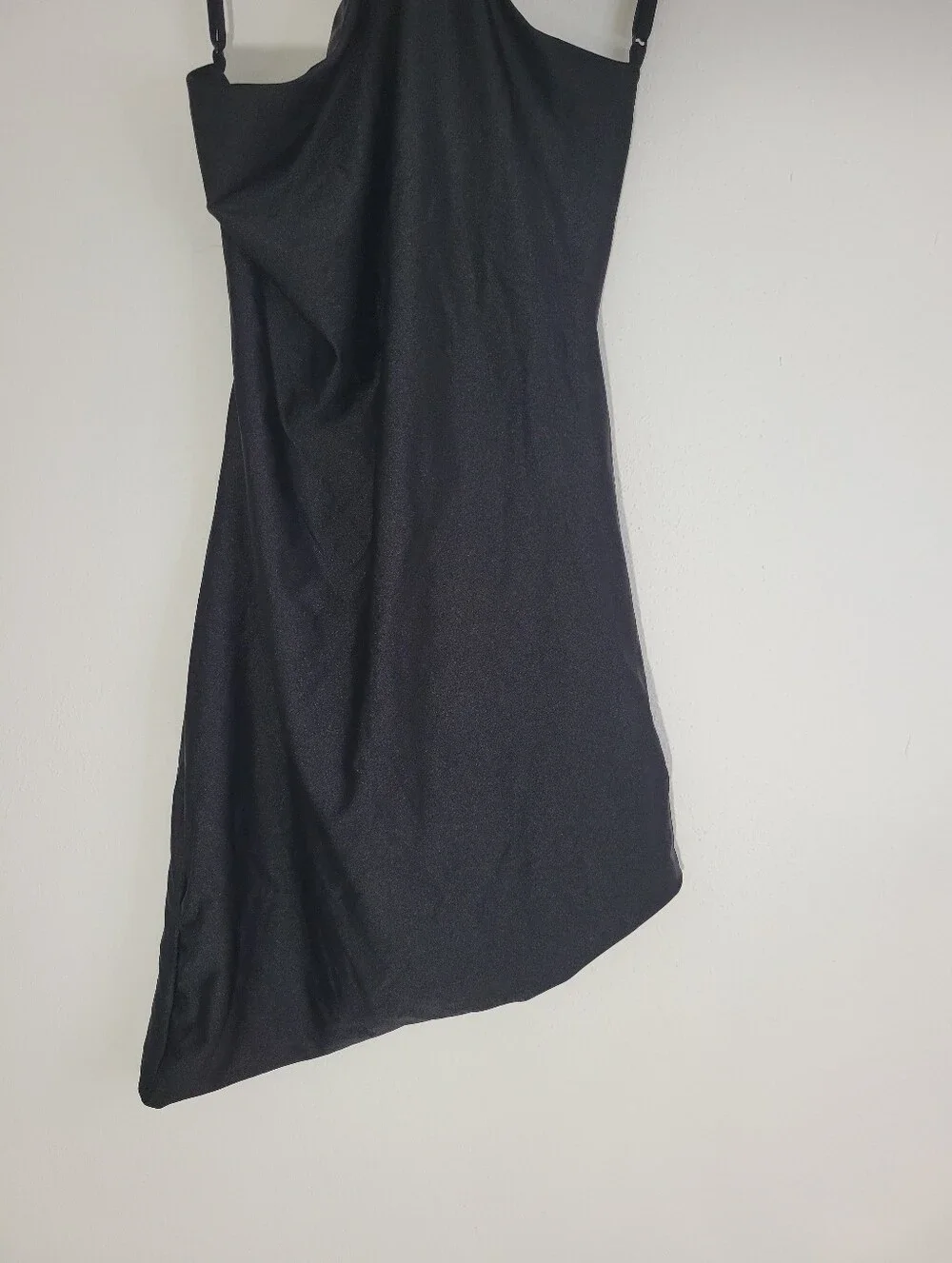 Lioness Black Women Size 6 Asymmetric Slip Mini Dress - Picture 5 of 10